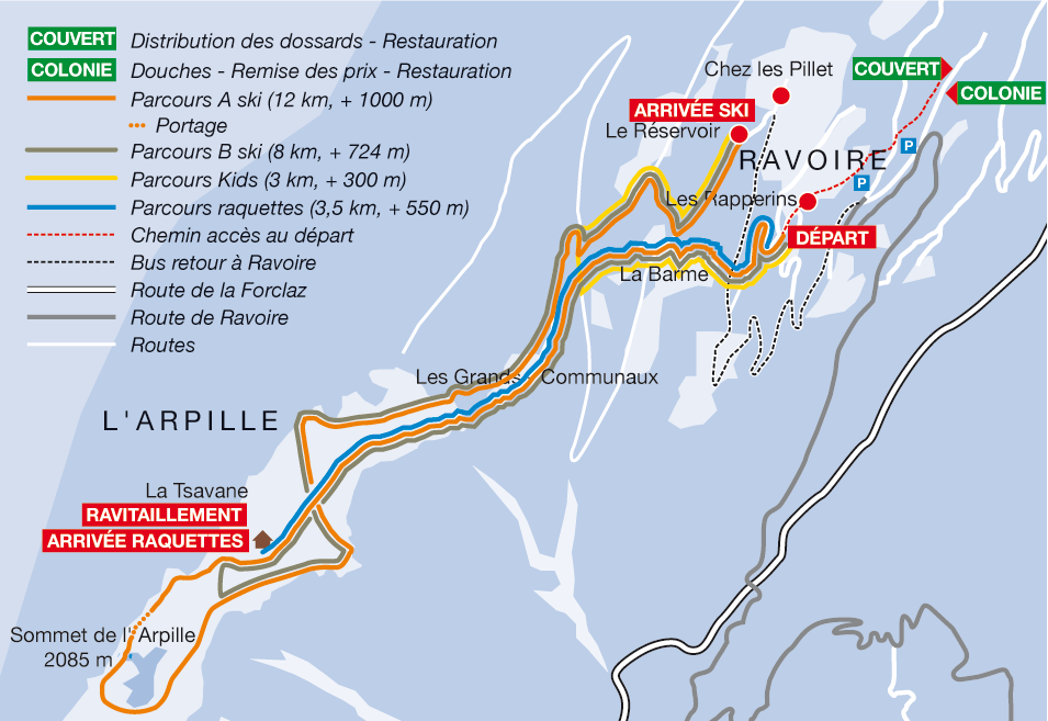 Plan du parcours